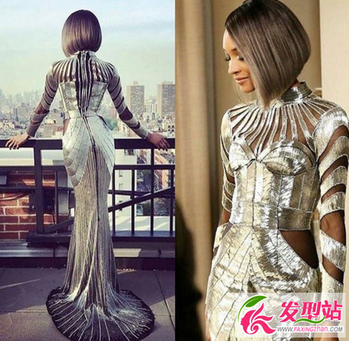 metgala2016科幻发型科技感金属银灰成主流2