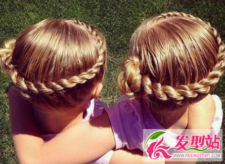 15个最美双胞胎发型 双胞胎女儿编发发型大全