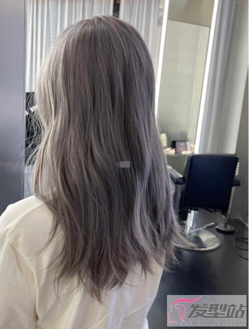 发型站 发型图片 女生发型图片   深空灰发色,本年度最高级发色!