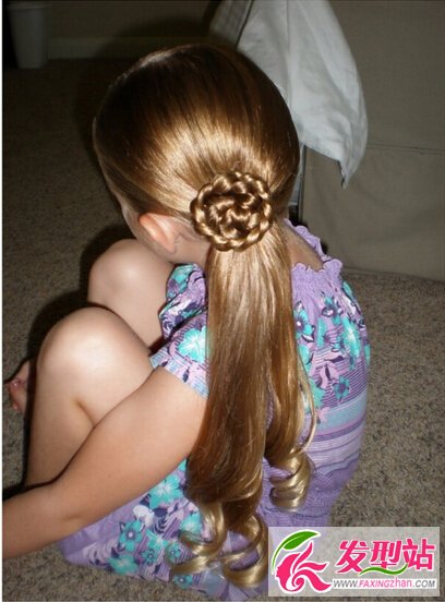 30款小女孩发型扎法最全儿童编发图片2