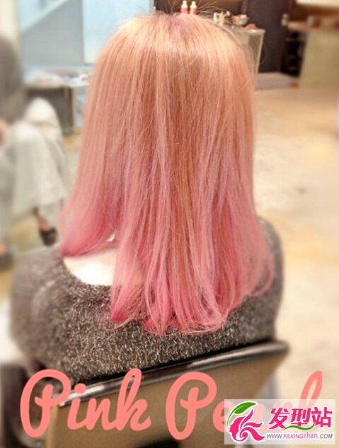 女生粉色系染发发型合集今年流行粉色染发颜色图片2