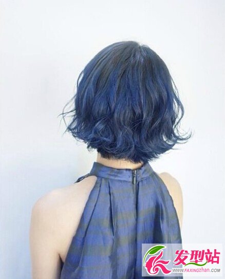 2016流行女生短发染发韩式短发发型发色图片