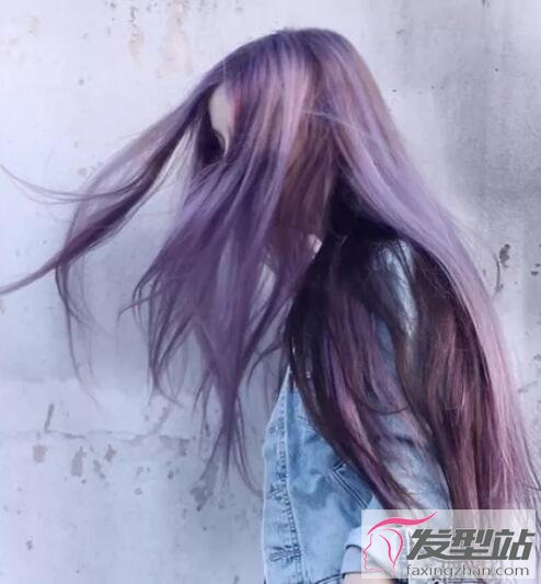 香芋紫头发图片大全图片